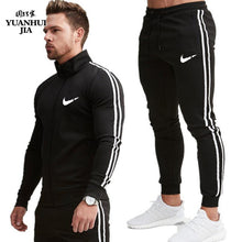 Load image into Gallery viewer, New Brand Tracksuit Fashion high quality Men Sportswear Two Piece Sets All Cotton Fleece Thick hoodie+Pants Sporting Suit Male