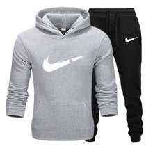 Load image into Gallery viewer, Free Shipping New 2019 Brand Tracksuit Fashion Hoodies Men Sportswear Two Piece Sets Fleece Thick hoody+Pants Sporting Suit Male