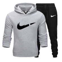 Load image into Gallery viewer, Free Shipping New 2019 Brand Tracksuit Fashion Hoodies Men Sportswear Two Piece Sets Fleece Thick hoody+Pants Sporting Suit Male