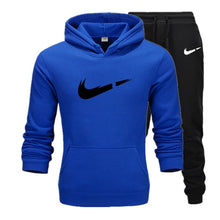 Load image into Gallery viewer, Free Shipping New 2019 Brand Tracksuit Fashion Hoodies Men Sportswear Two Piece Sets Fleece Thick hoody+Pants Sporting Suit Male