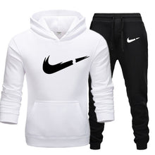 Load image into Gallery viewer, Free Shipping New 2019 Brand Tracksuit Fashion Hoodies Men Sportswear Two Piece Sets Fleece Thick hoody+Pants Sporting Suit Male