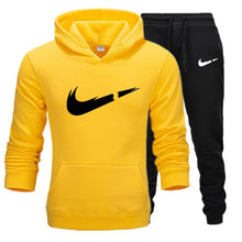 Load image into Gallery viewer, Free Shipping New 2019 Brand Tracksuit Fashion Hoodies Men Sportswear Two Piece Sets Fleece Thick hoody+Pants Sporting Suit Male