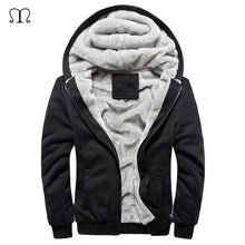 Load image into Gallery viewer, Tracksuit Men Sporting Fleece Thick Hooded Brand-Clothing Casual Track Suit Men Jacket+Pant Warm Fur Inside Winter Sweatshirt